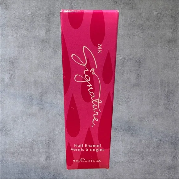 Mary Kay MK Signature Nail Enamel Red Hot 306600 9mL .33oz New Red Glossy - Picture 2 of 7